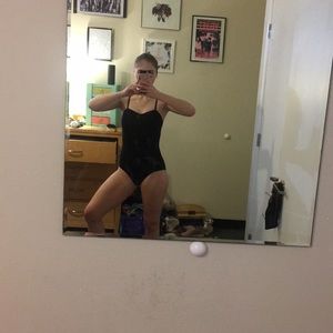 Black leotard ballet